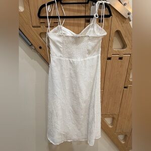 Lulu's Textured White Sundress